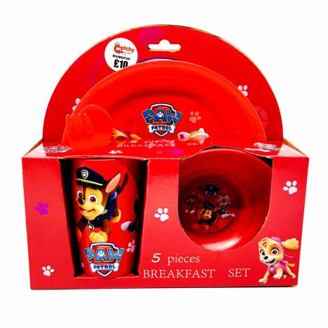 Paw Patrol 5 Piece Breakfast Set £3.99